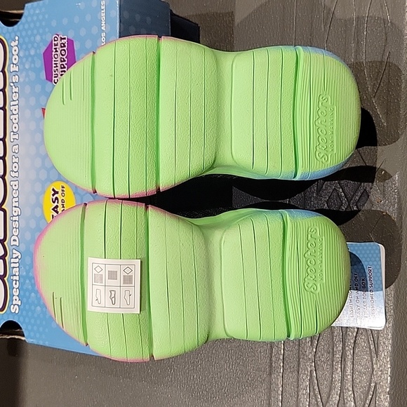 NWT in Box: Toddler Skechers Flex Blast Lil Sherbert Sneakers - Picture 6 of 12